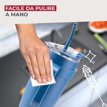 Borraccia termica XXL, 1,2 l, blu