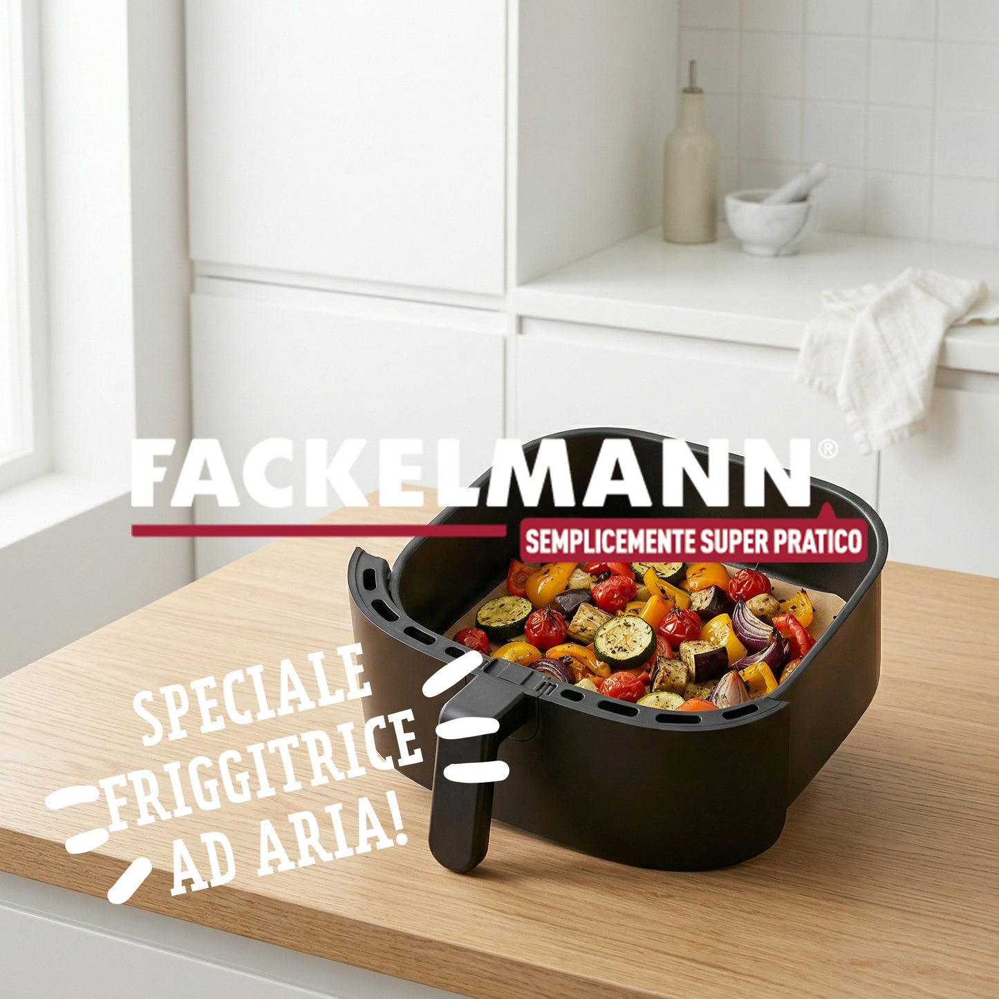 Stampi per friggitrice in carta forata, 50 pezzi, 22 cm