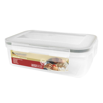 Contenitore ermetico, rettangolare, 900 ml, 17,5x11,5x4,5 cm