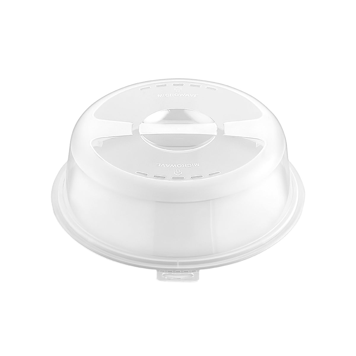 Coperchio per Microonde Ø26 cm in Plastica Trasparente, con fori per vapore