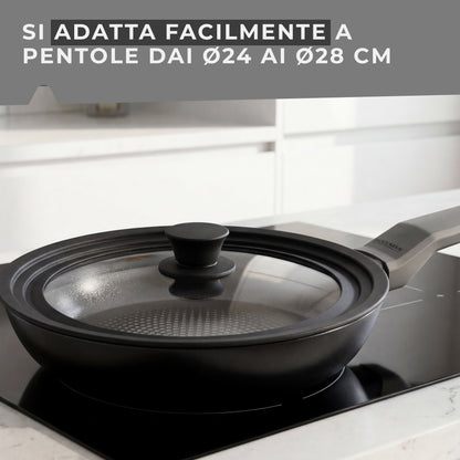 Coperchio universale, per  Ø24, Ø26 e Ø28 cm