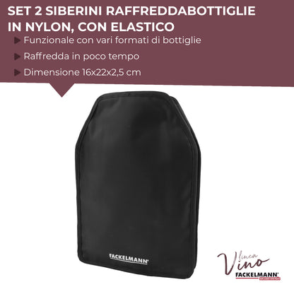 Set da 2 Custodie raffredda bottiglie