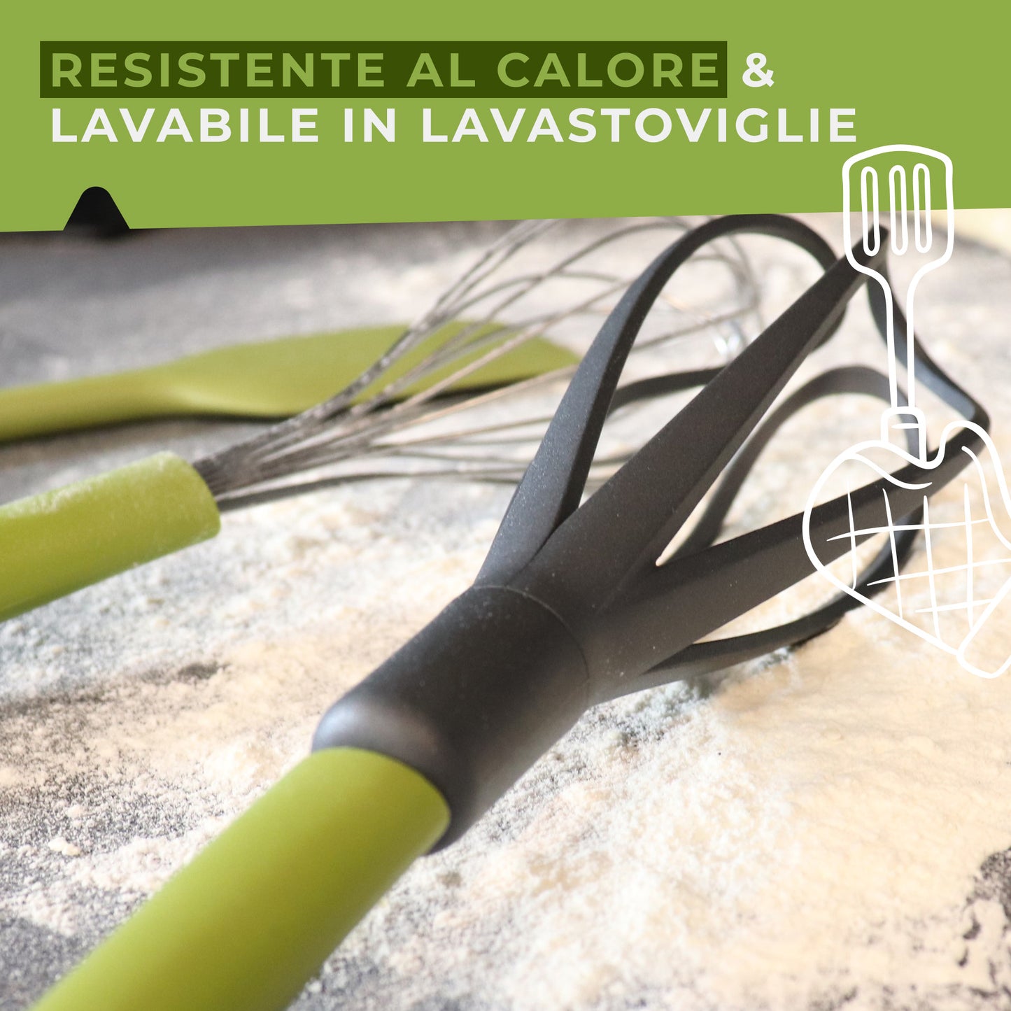 Frusta da cucina, Linea Oliva