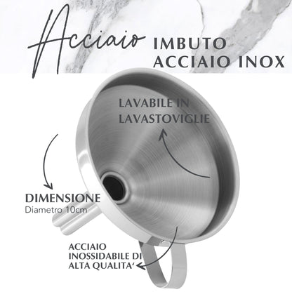 Imbuto da cucina Ø10 cm, in acciaio inox