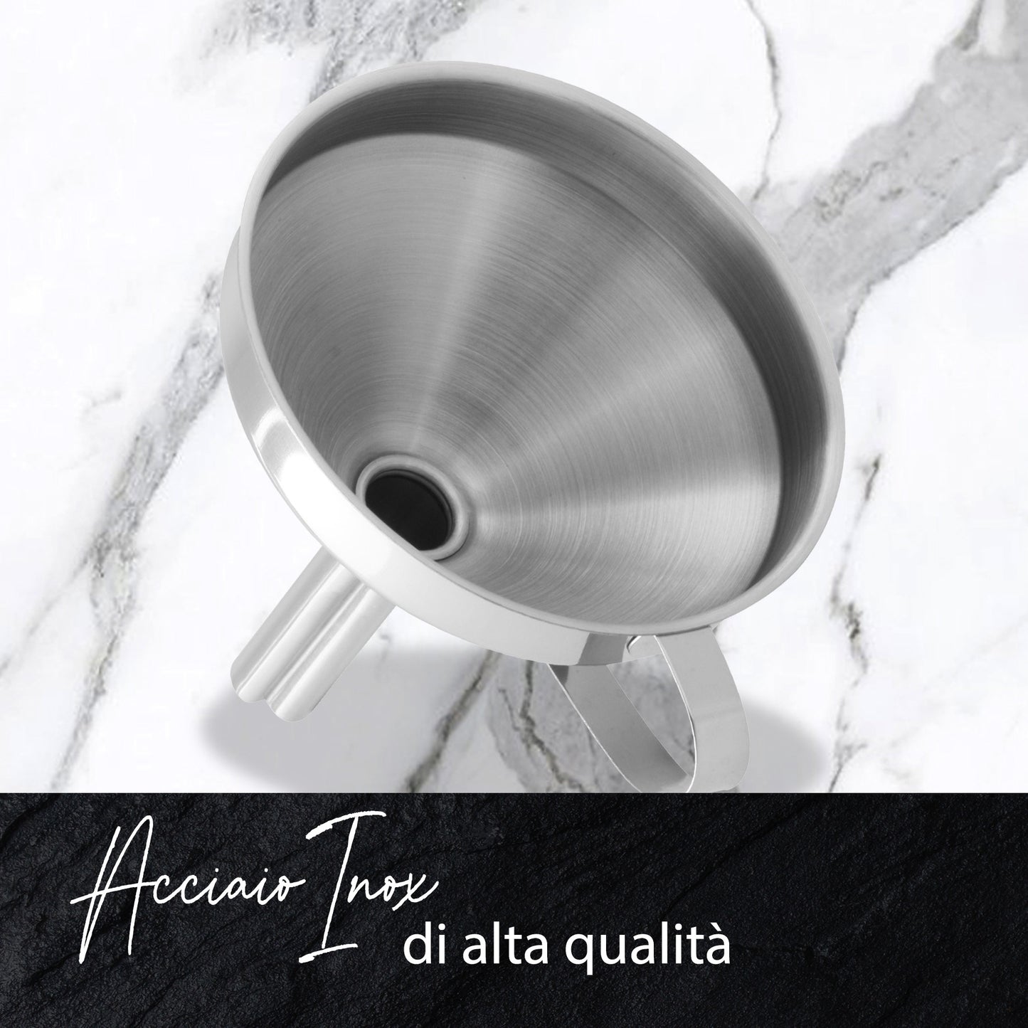 Imbuto da cucina Ø10 cm, in acciaio inox