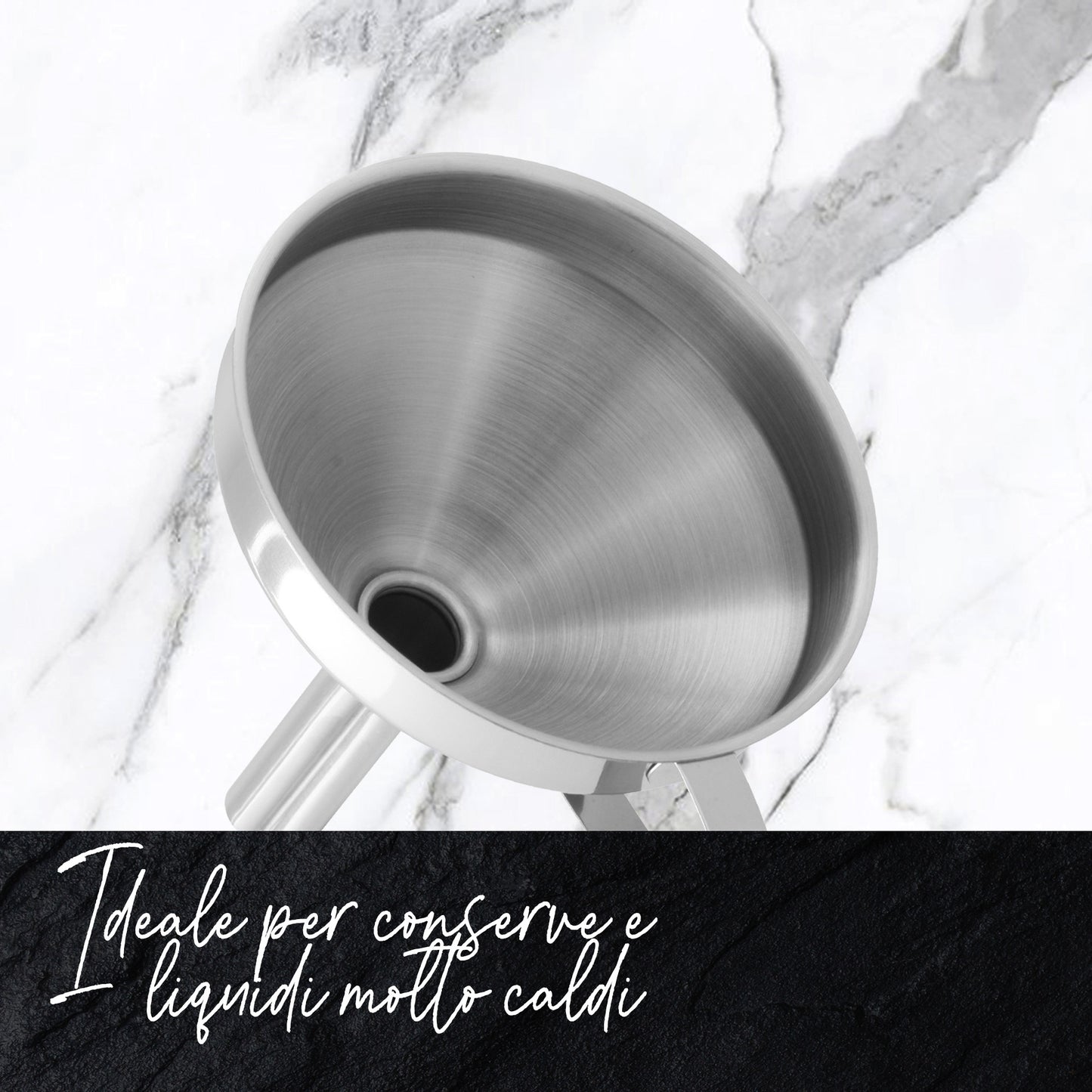 Imbuto da cucina Ø10 cm, in acciaio inox