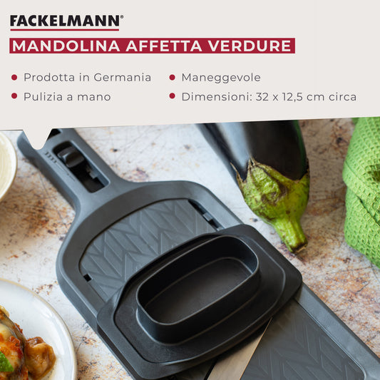 Affetta verdure Mandolina, regolabile, con para dito