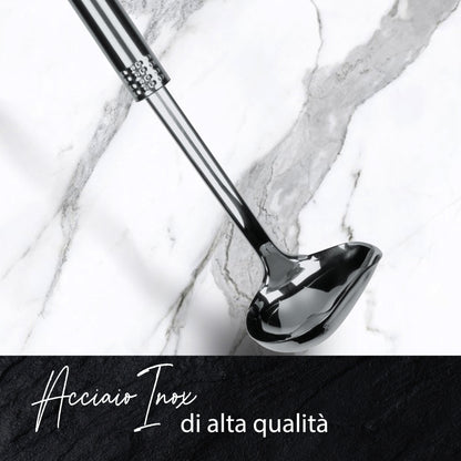Mestolino con beccuccio, in acciaio inox