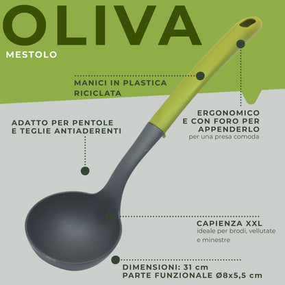 Mestolo da cucina, Linea Oliva