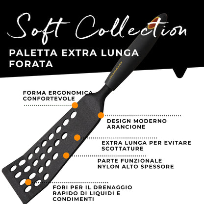 Paletta forata XLong 34cm, Linea Soft Collection