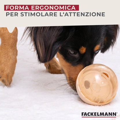 Pallina porta snack per cani e gatti