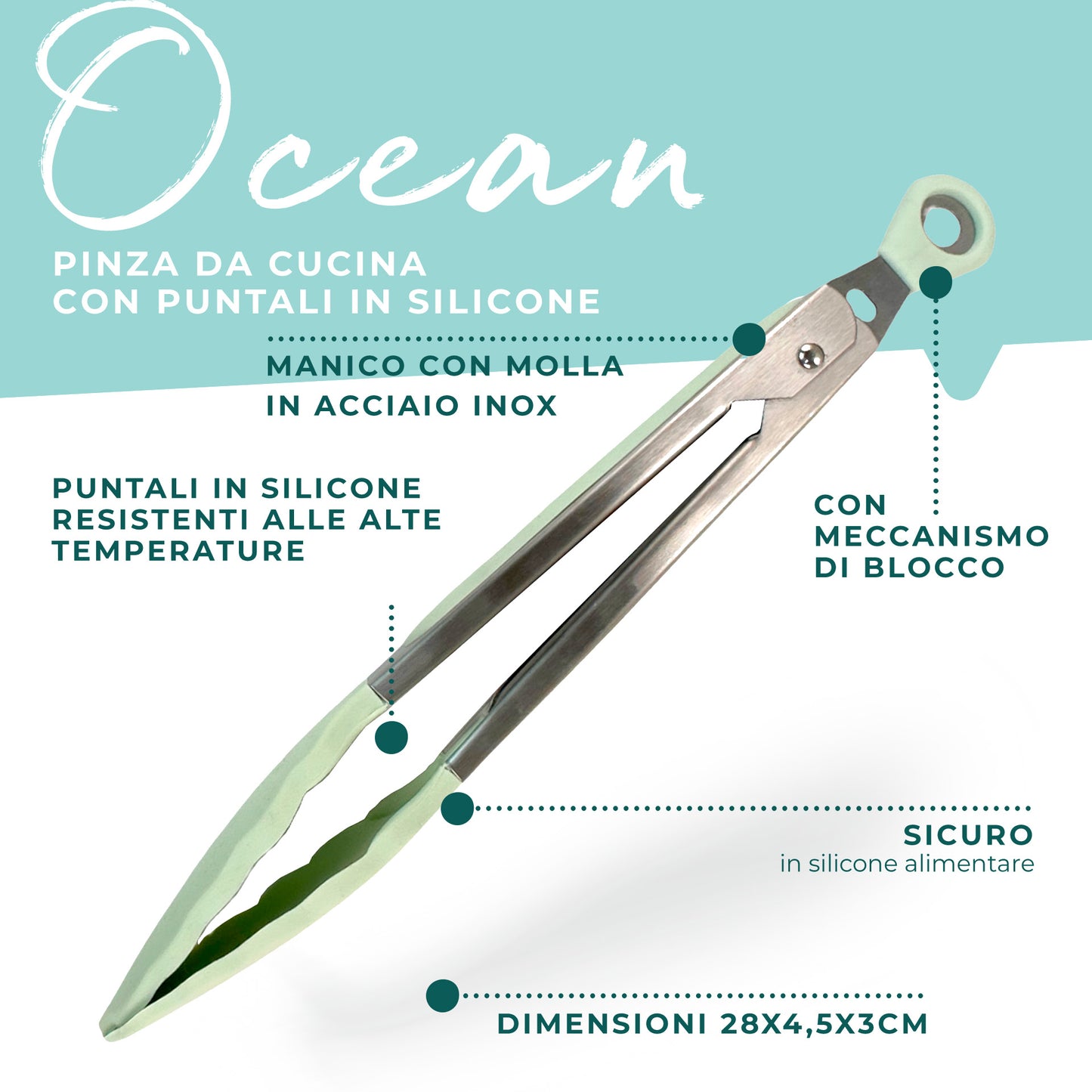 Pinza da cucina, Linea Ocean
