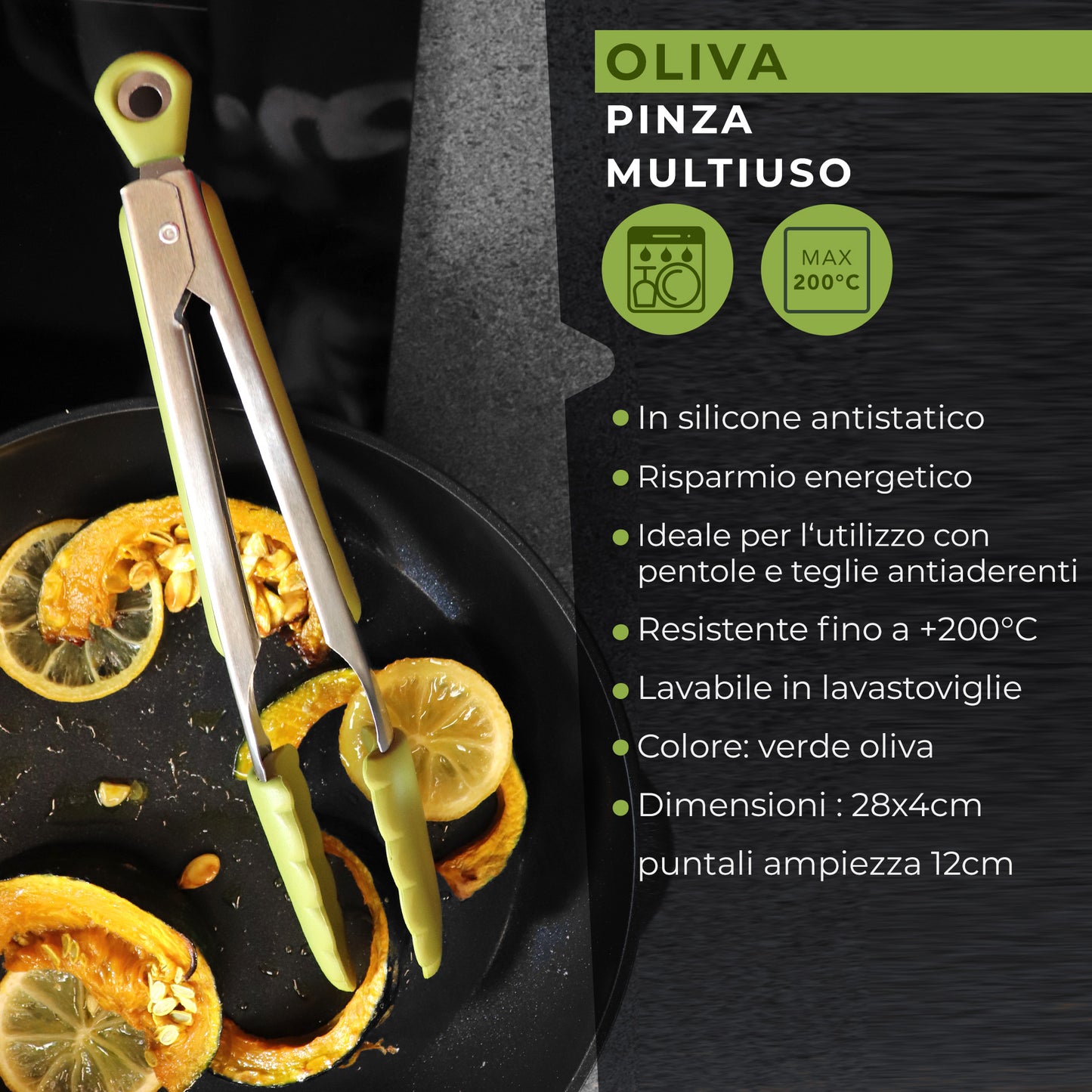 Pinza da cucina, Linea Oliva