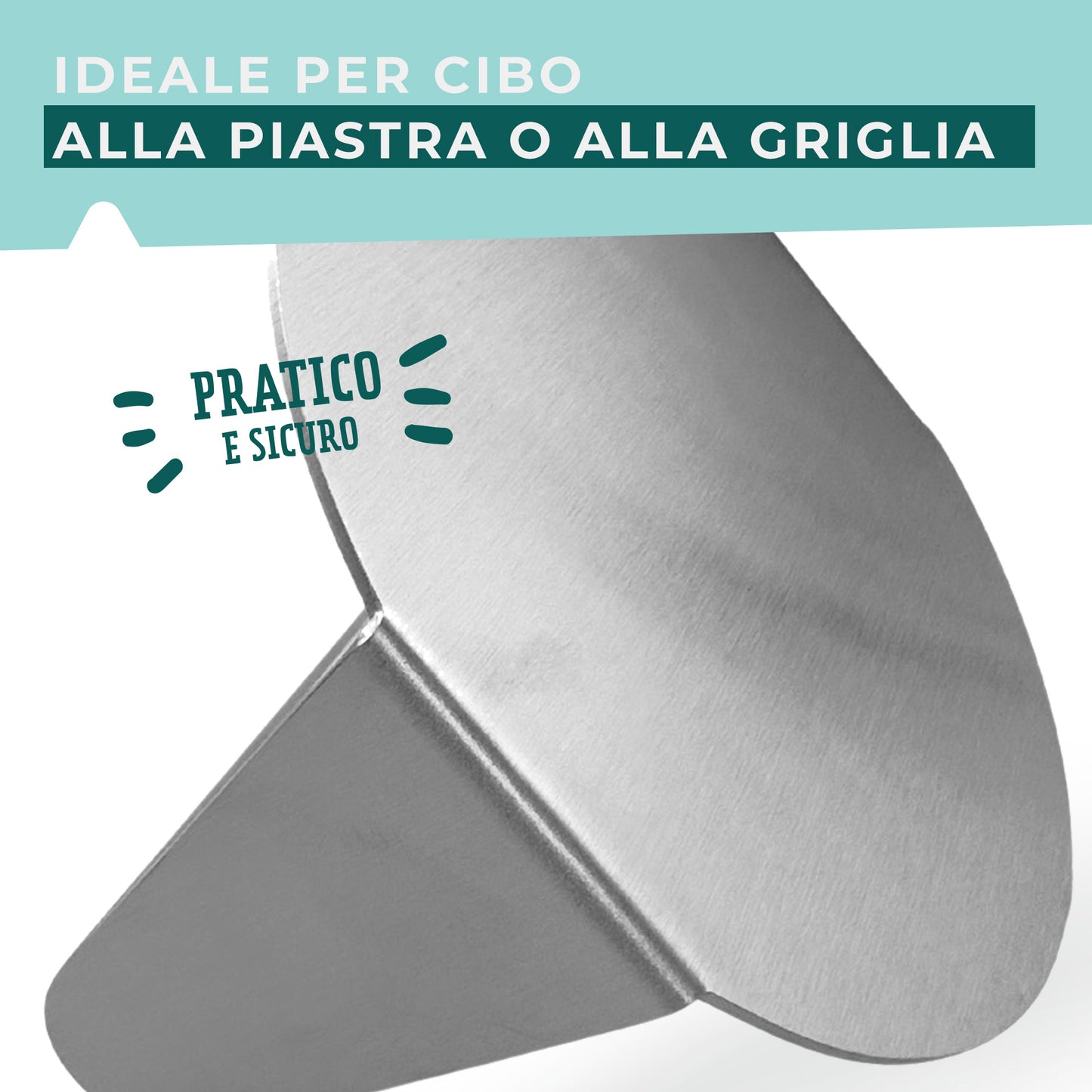 Pressa per hamburger, Ø14x10 cm