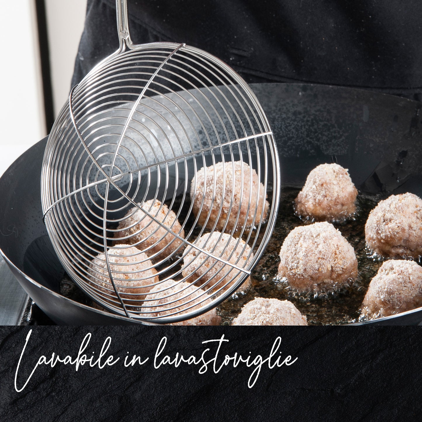 Schiumarola in acciaio