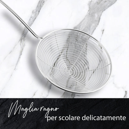 Schiumarola in acciaio