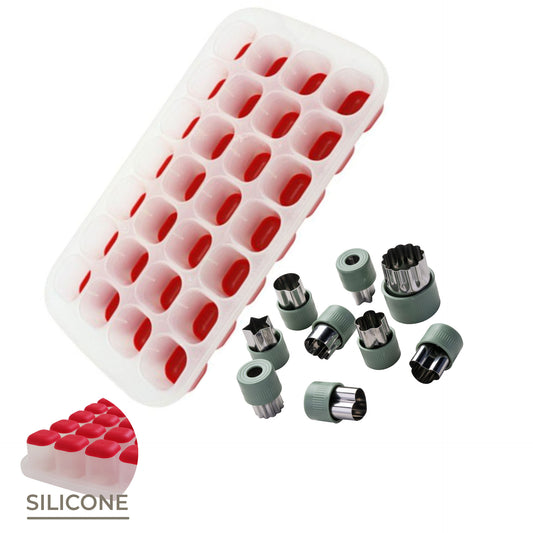Set Forma cubetti di ghiaccio e formine taglia frutta
