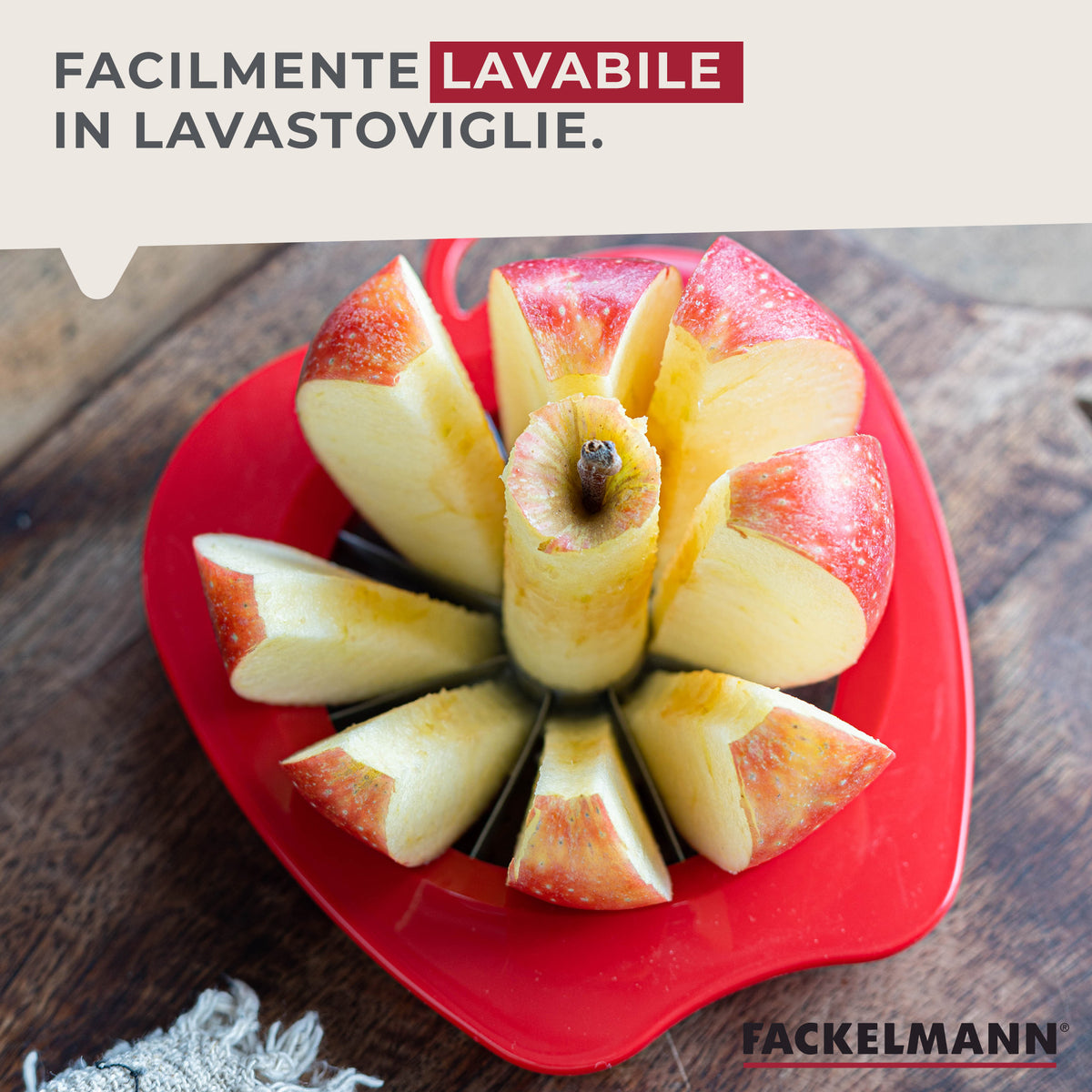 Set affetta mele e leva torsoli