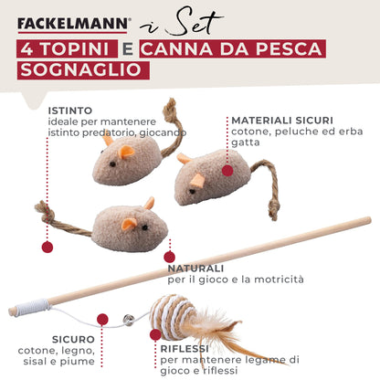 Set giochi per gatti