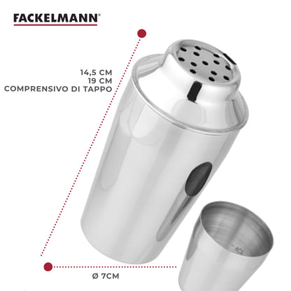 Set per Cocktail, miscelatore shaker, misurino dosatore e forma ghiaccio