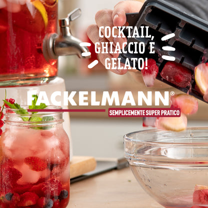 Set per Cocktail, miscelatore shaker, misurino dosatore e forma ghiaccio