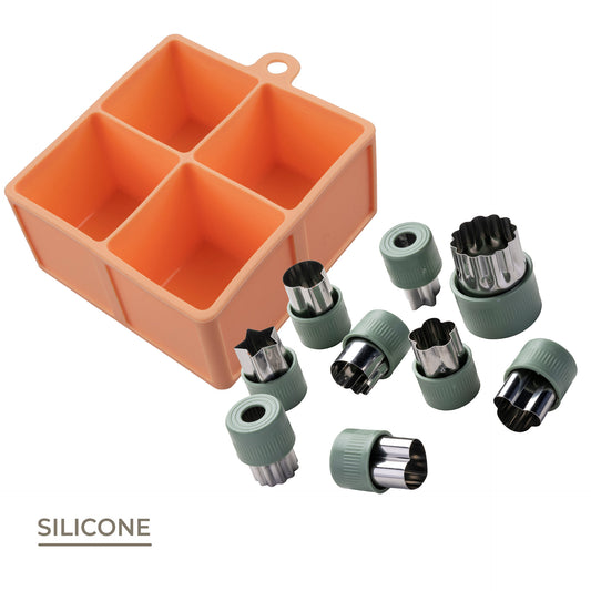 Set Forma ghiaccio e Formine taglia frutta