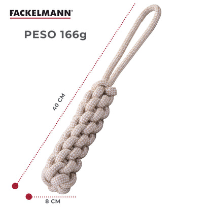 Set gioco per cani, treccia e pallina