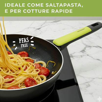 Set Padelle, Bistecchiera, Casseruola, Linea Oliva