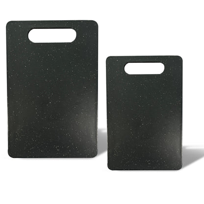 Set 2 Taglieri da Cucina Effetto Granito – Antiscivolo - 34,5 x 24 cm e 30 x 20 cm