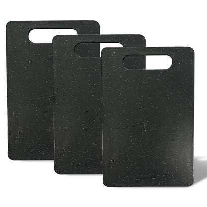 Set 3 Taglieri da Cucina Effetto Granito – Antiscivolo - 34,5 x 24 cm