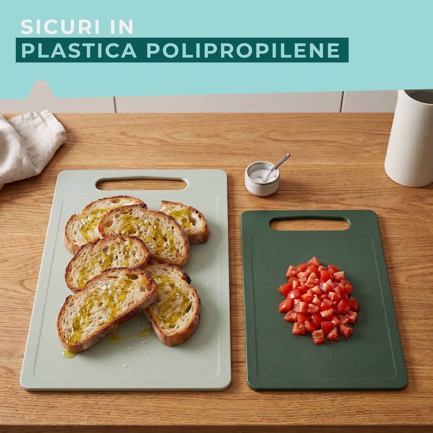 Set di 2 Taglieri da cucina, Linea Ocean