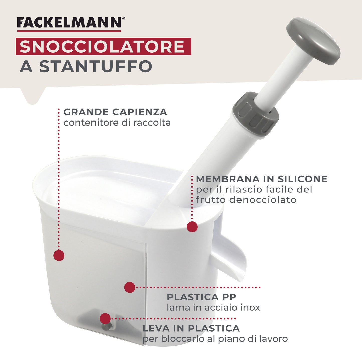 Snocciolatore per ciliegie
