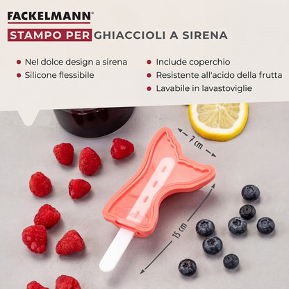 Stampo per ghiaccioli, forma sirena