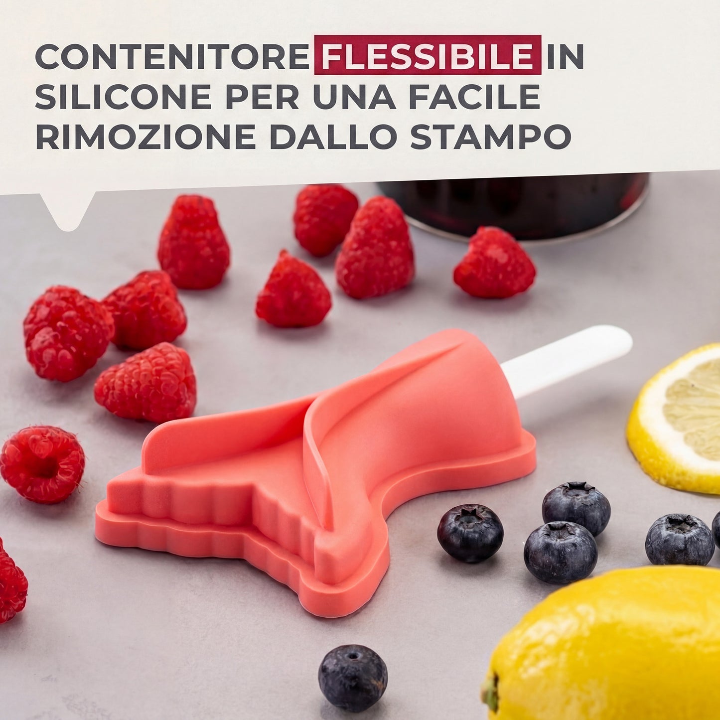 Stampo per ghiaccioli, forma sirena