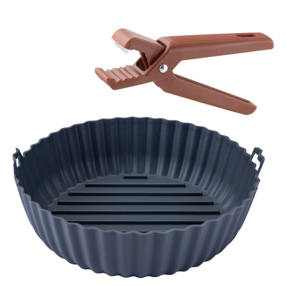 Set taglia castagne e stampo friggitrice ad aria in silicone Ø18 cm