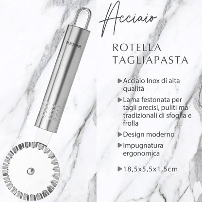 Rotella tagliapasta, in acciaio inox
