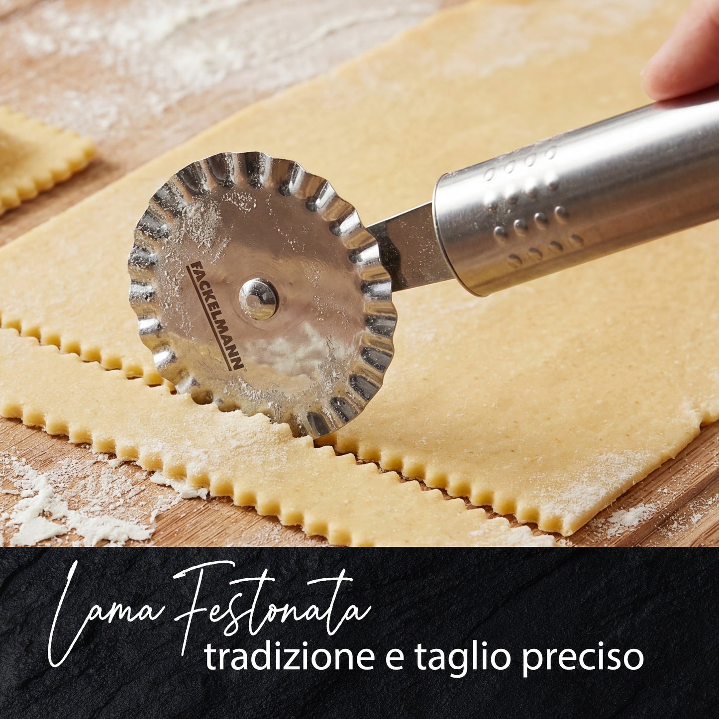 Rotella tagliapasta, in acciaio inox