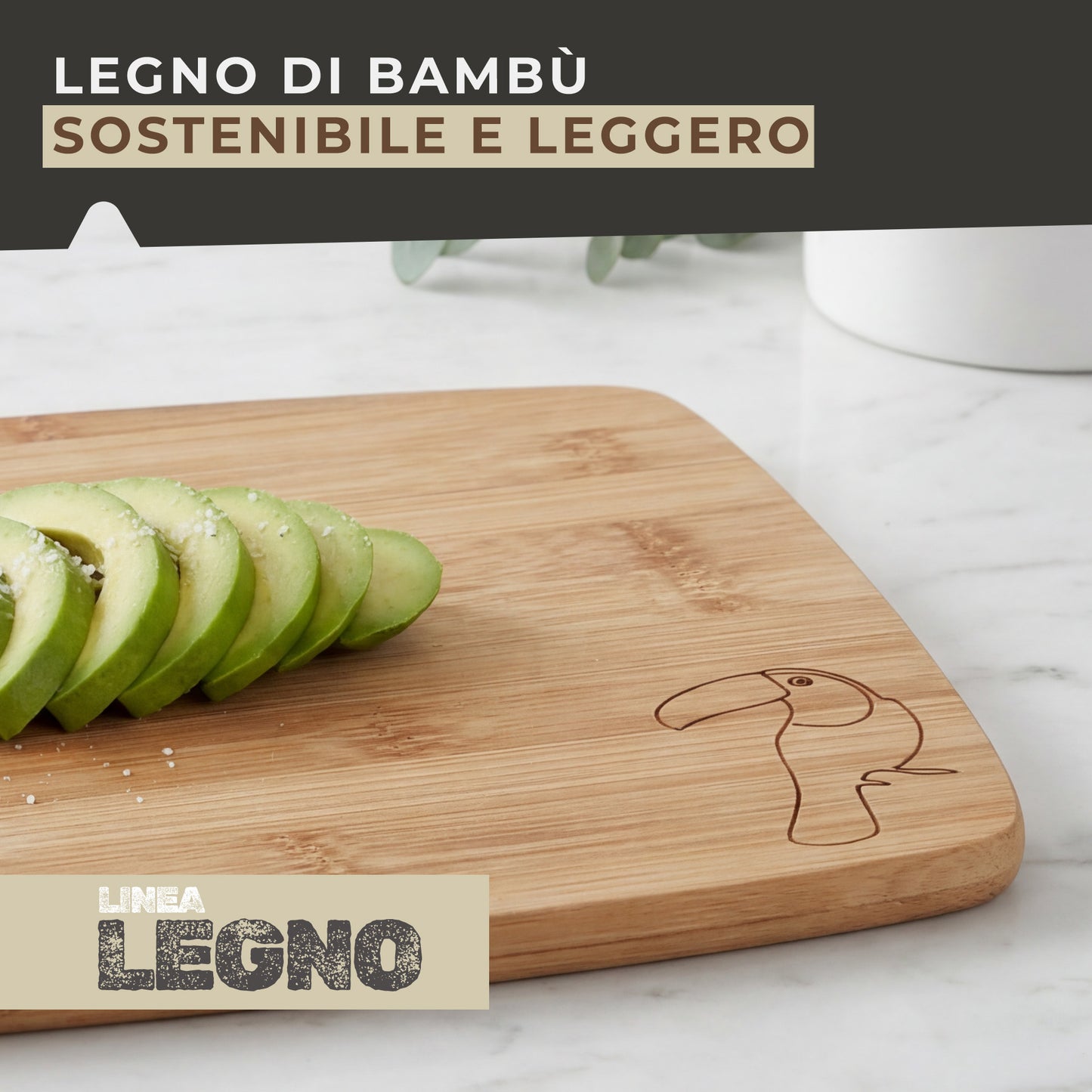 Tagliere in bamboo, 30cm