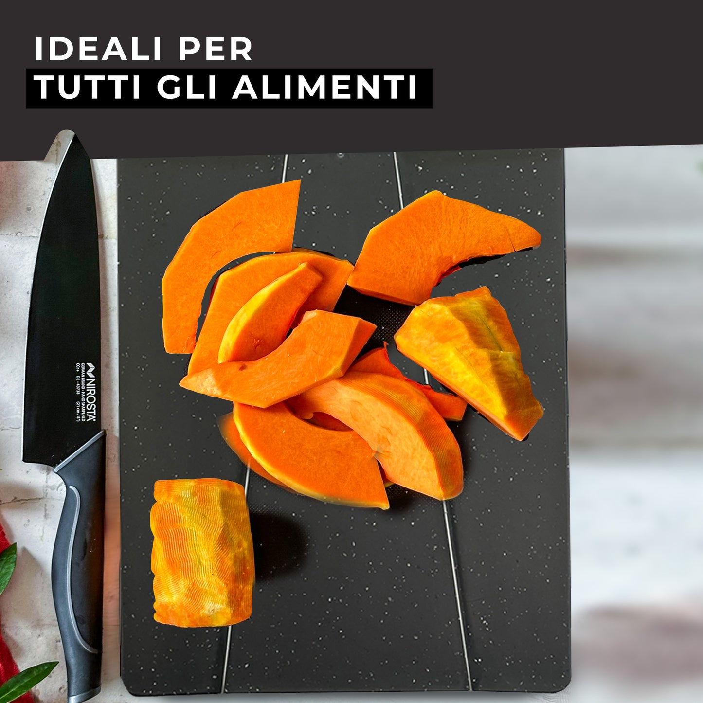 Tagliere pieghevole da cucina, 38,5 x 21 cm