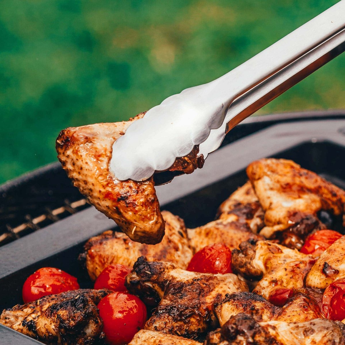 Pinza barbecue, acciaio inox, 46 cm