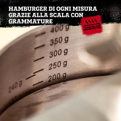 Pressa per hamburger professionale