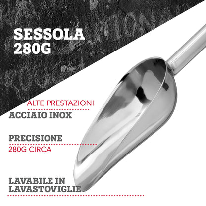 Paletta multiuso in acciaio inox