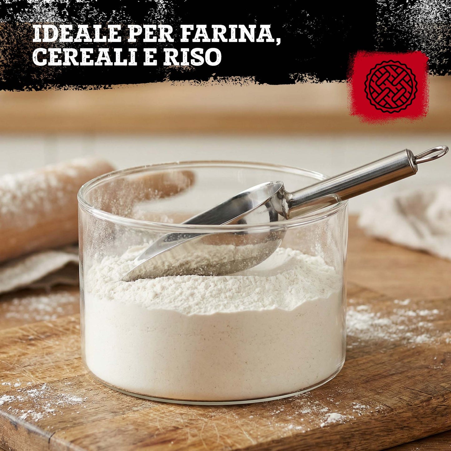 Paletta multiuso in acciaio inox
