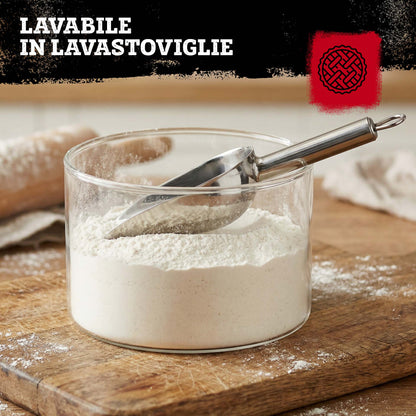 Paletta multiuso in acciaio inox