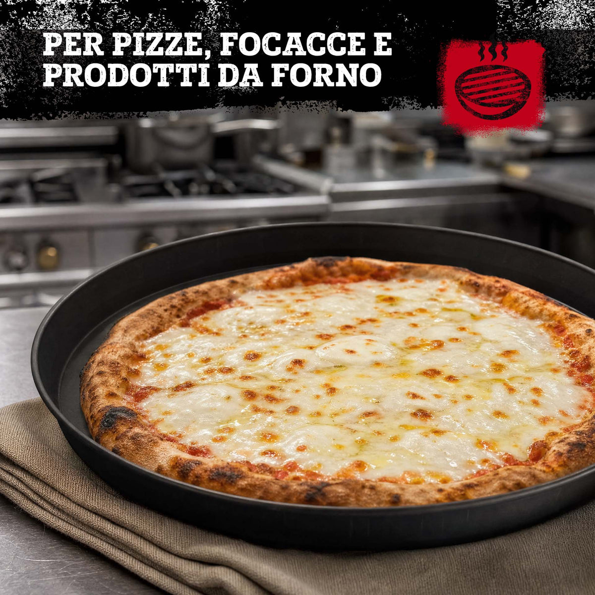 Set di 2 teglie per pizza, Ø28 cm