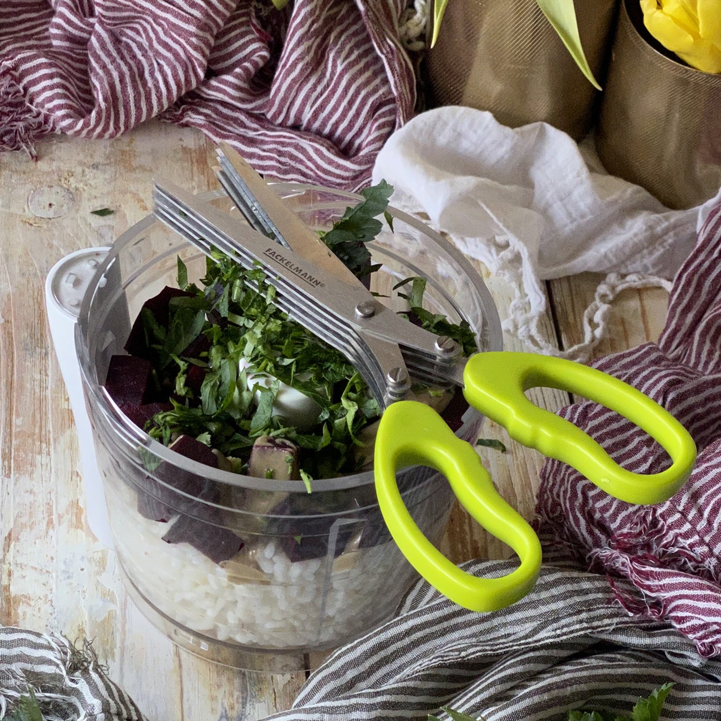 Forbici multilama, ideali per erbe aromatiche