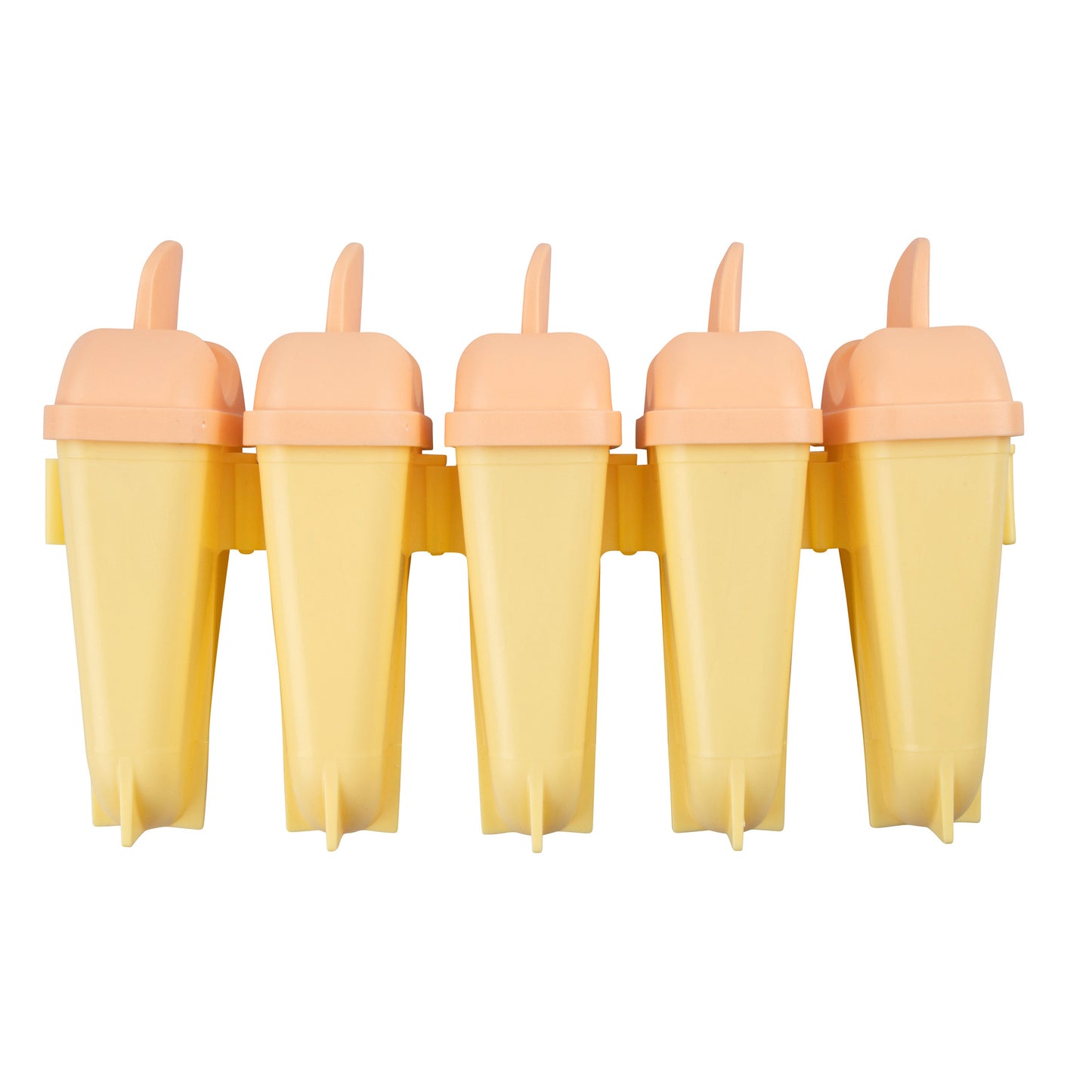Forma ghiaccioli in plastica giallo e pompelmo 5pz, Linea Summer Party