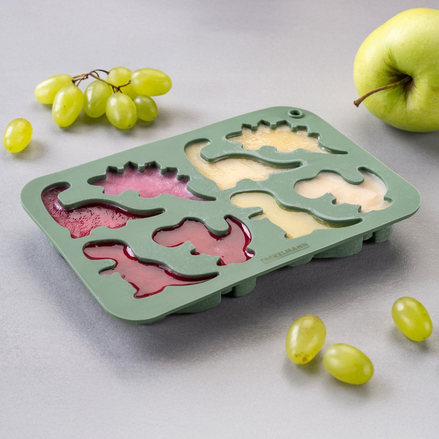 Stampo per cubetti di ghiaccio, design dinosauro