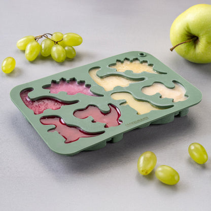 Stampo per cubetti di ghiaccio, design dinosauro