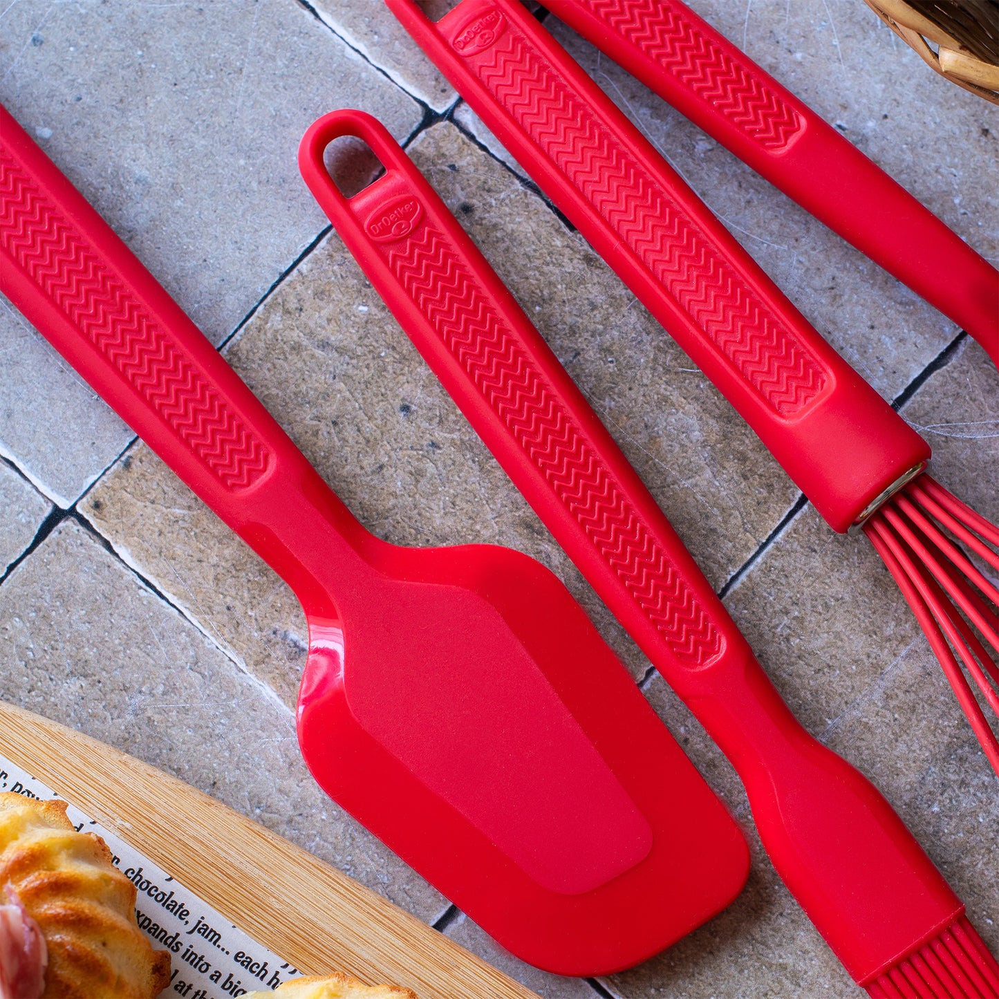 Spatola leccapentole in silicone platinico 28 cm, Linea Flexxibel